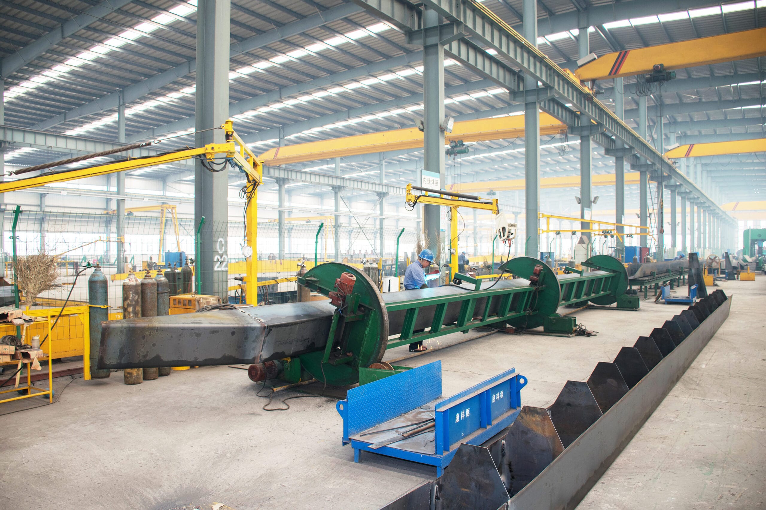 ANTOP CRANE factory workshop and production site